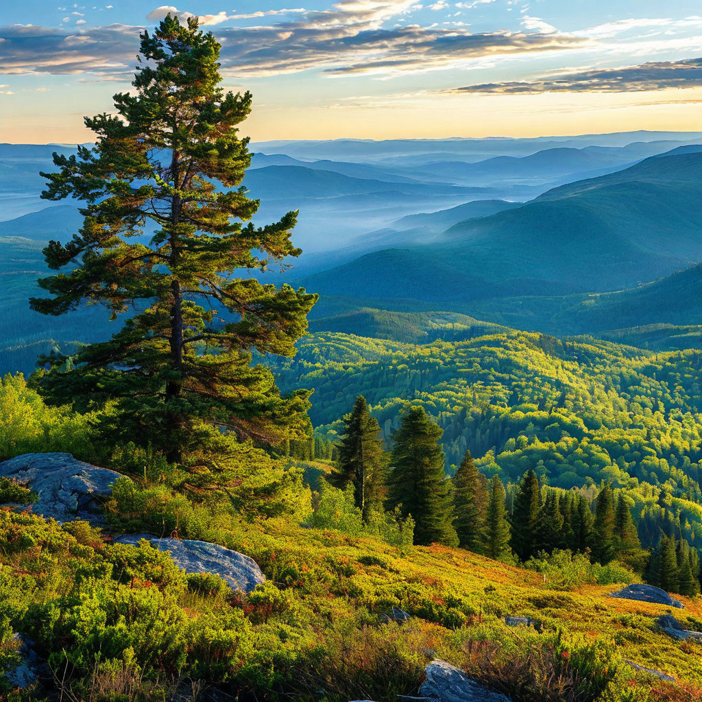 Yalangas_Ridge_Highpoint_1298m_Panoramic_Cone_above_Beloretsk